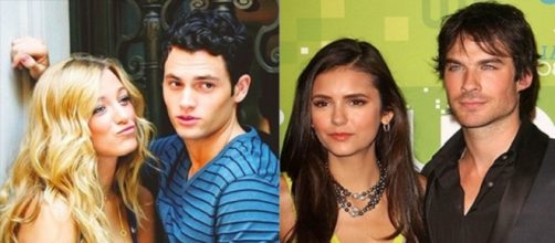 Blake Lively e Penn Badgley, e Ian Somerhalder e Nina Dobrev namoraram na vida real (Foto: 17th Street Productions/East News/PDN Entretenimento)
