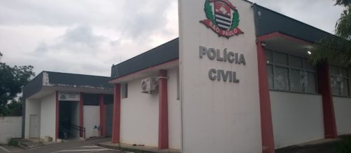 Homem foi levado para a delegacia de Itu (Cr&eacute;dito: TV Tem).