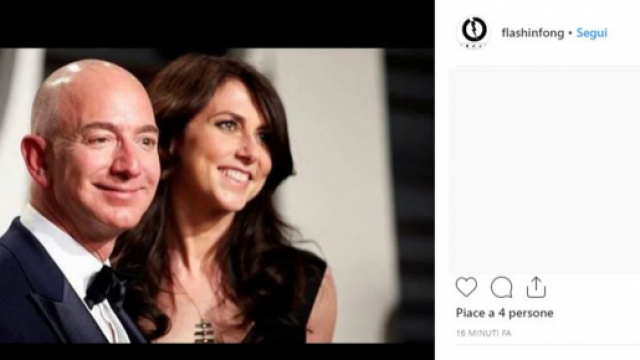 Jeff Bezos e Mackenzie Tuttle divorziano: il patron di Amazon non sar&agrave; pi&ugrave; l'uomo pi&ugrave; ricco del mondo