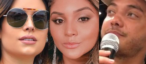 Thyane, Mileide e Wesley Safad&atilde;o (Foto: Reprodu&ccedil;&atilde;o)