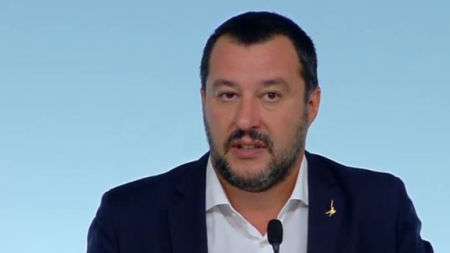 Il ministro dell'Interno Matteo Salvini