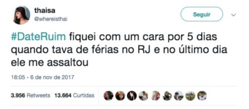 Definitivamente um encontro pior do que o outro. (Foto/Reprodu&ccedil;&atilde;o)