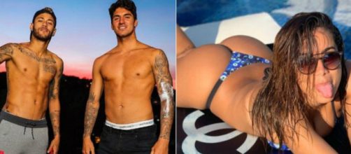 Dupla Medina e Neymar comentou em foto da cantora. (Foto/Reprodu&ccedil;&atilde;o)