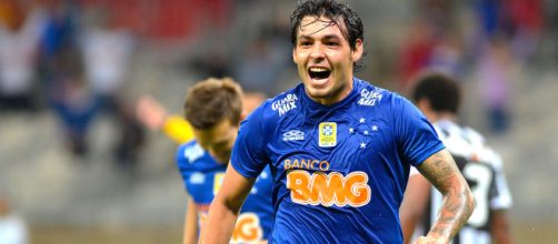 Goulart atuando pelo Cruzeiro, em 2014 (Reprodu&ccedil;&atilde;o)