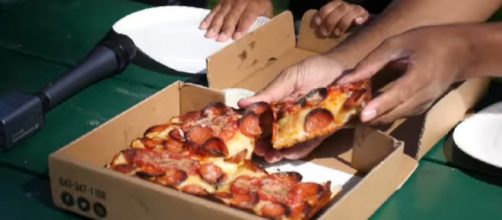 Pizza in Toronto. [Image source/Toronto Eats YouTube video]