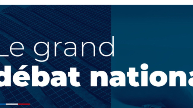 Le site Internet du grand d&eacute;bat national mis en ligne