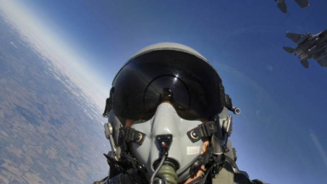 Fighter aereo caccia pilota elmetto