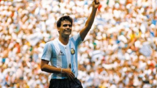 Jos&eacute; Luis Brown durante i Mondiali messicani del 1986
