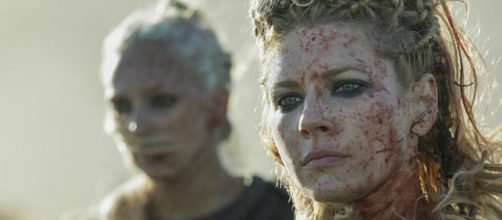 Lagertha (Katheryn Winnick) n&atilde;o foi vista por quase um m&ecirc;s em Vikings (Divulga&ccedil;&atilde;o/History)