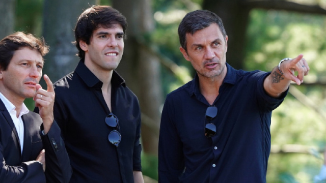 Leonardo, Kak&agrave; e Maldini (Ac Milan)