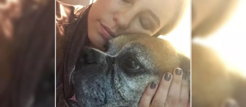 Paolla Oliveira e o c&atilde;o Adj&aacute; (Reprodu&ccedil;&atilde;o Instagram Paolla Oliveira)