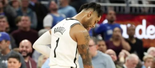 Brooklyn's D'Angelo Russell put up 40 points in a win on Friday (Jan. 18). [Image via NBA/YouTube screencap]