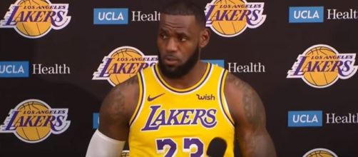 LeBron James sits out game against Rockets with his groin injury - Image credit - House of Highlights | YouTube