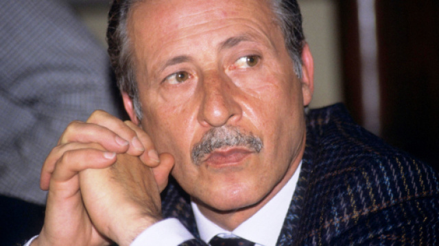 Foto che ritrae il magistrato italiano Paolo Borsellino.
