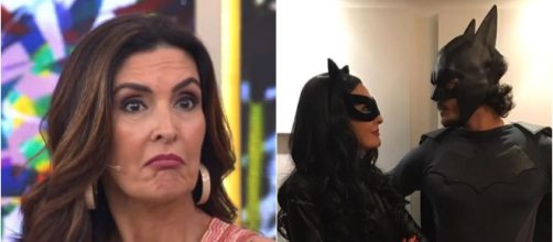 F&aacute;tima Bernardes surpresa no 'Encontro' (Reprodu&ccedil;&atilde;o TV Globo / Instagram F&aacute;tima Bernardes)