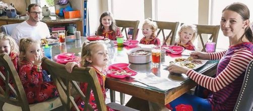 OutDaughtered the family at Christams - Image credit - Adam Busby | Instagram.