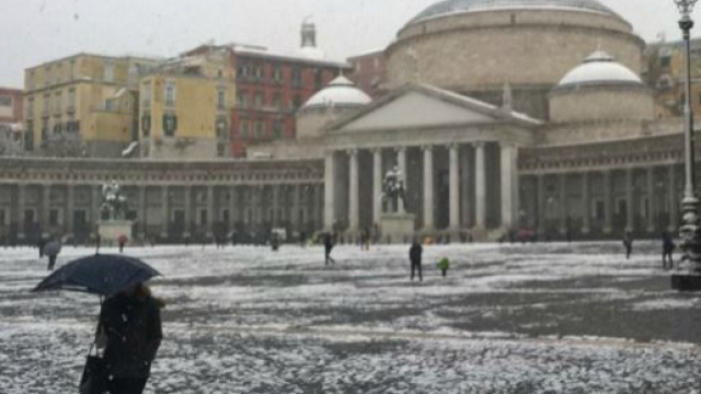 Allerta maltempo in Campania: gelate e nevicate anche a bassa quota.