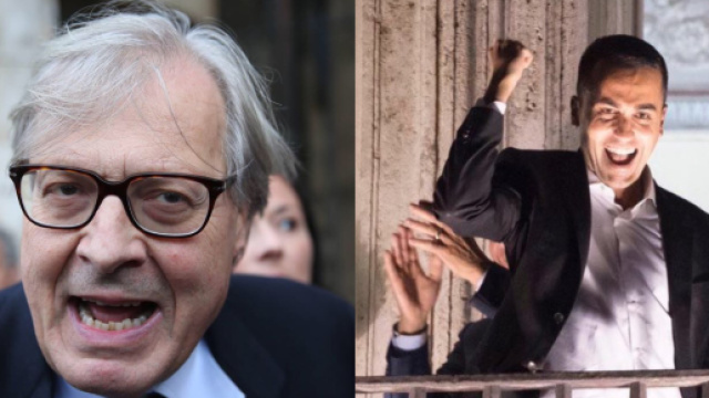Sgarbi ha attaccato il Movimento 5 Stelle.
