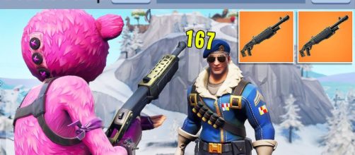 Fortnite double pump is back! [Image source: DeluxPlays / YouTube]