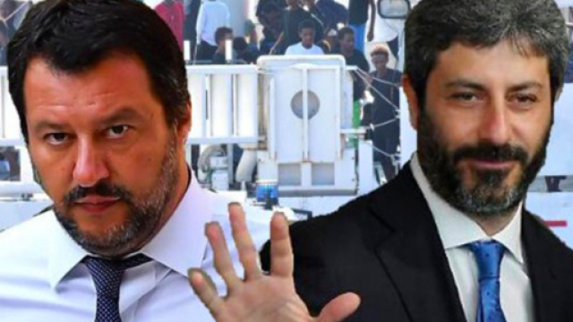 Matteo Salvini ed il Presidente Roberto Fico