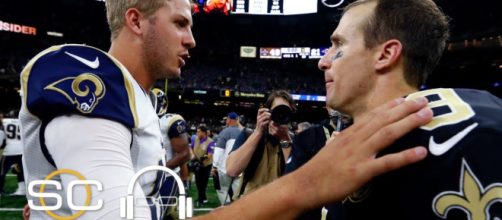 Jared Goff delivers a win for the LA Rams and now heads to the Super Bowl. [Image Credit] ESPN - YouTube