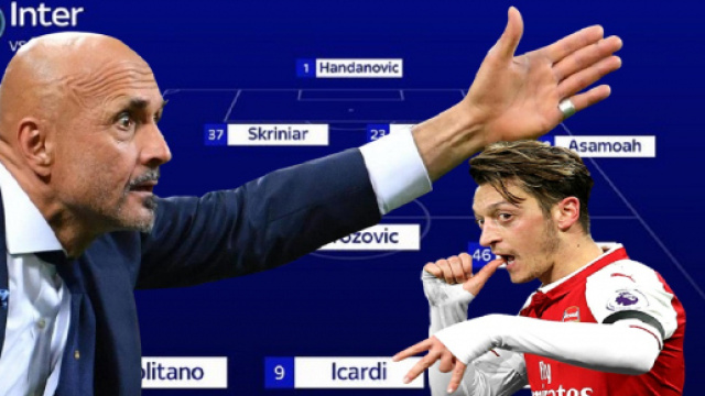 La possibile Inter con Mesut Ozil