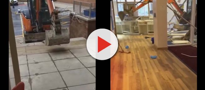 Builder smashes new Travelodge hotel with digger over no pay, but had been paid