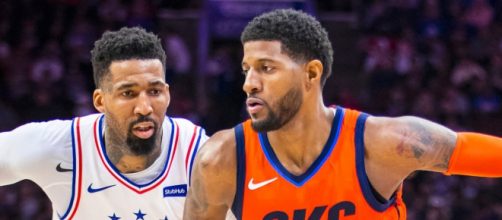 Paul George scored 36 points in OKC's win on January 22. [Image via NBA/YouTube screencap]