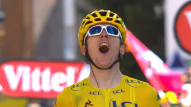Geraint Thomas in trionfo al Tour de France