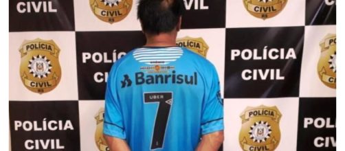 Homem foi preso pela pol&iacute;cia no centro de Canoas (Reprodu&ccedil;&atilde;o)