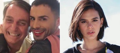 Maquiador reagiu ap&oacute;s atriz cobrar postura do presidente. (Foto Reprodu&ccedil;&atilde;o)