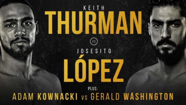 Keith Thurman vs Josesito Lopez in diretta su DAZN