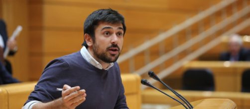 El secretario general de Podemos en Madrid, Ram&oacute;n Espinar, durante una intervenci&oacute;n en el Senado. EP (El Independiente)