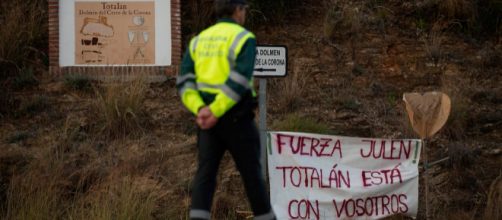 Fotograf&iacute;a del &aacute;rea de rescate del peque&ntilde;o Julen en Total&aacute;n
