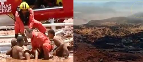 Desastre em Brumadinho (Reprodu&ccedil;&atilde;o UOL)