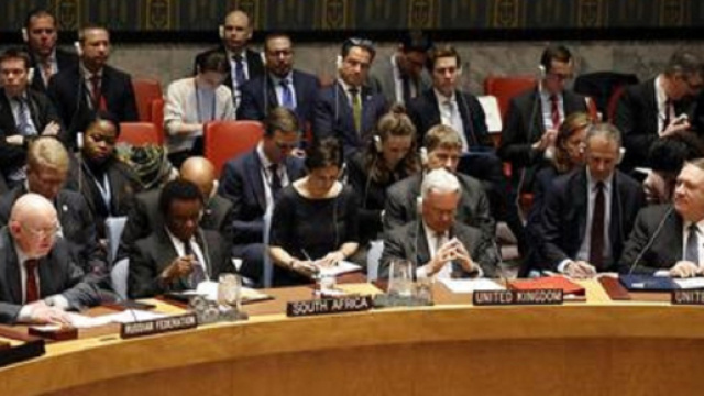 Riunione del Consiglio di sicurezza delle Nazioni Unite