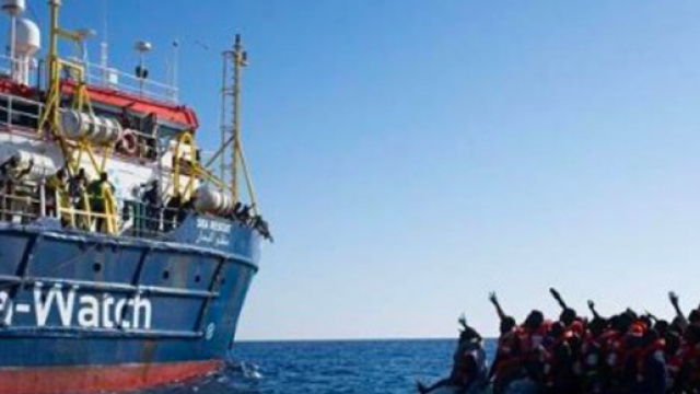 La nave dell'Ong tedesca Sea Watch 3