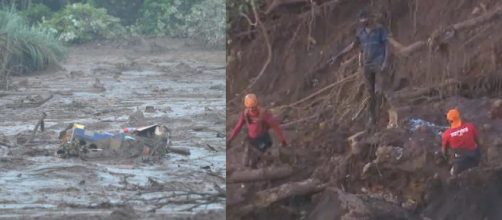 Novo &ocirc;nibus &eacute; encontrado soterrado em Brumadinho (Reprodu&ccedil;&atilde;o/TV Globo)
