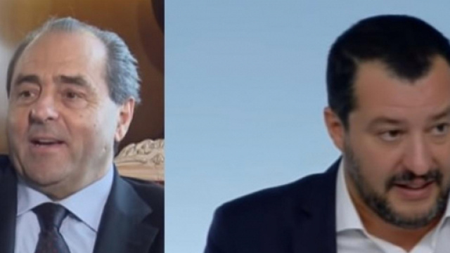 Antonio Di Pietro difende Matteo Salvini sul caso Diciotti