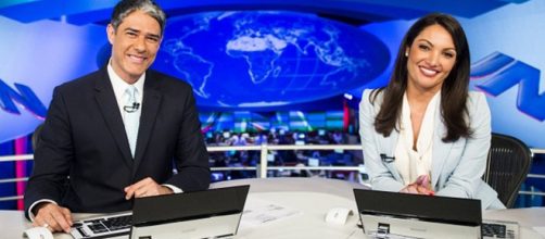 William Bonner e Patr&iacute;cia Poeta (Reprodu&ccedil;&atilde;o - TV Globo)