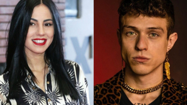 Giulia De Lellis e Irama sono ancora fidanzati: selfie in treno con Cristiano Malgioglio.