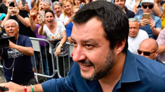 Il ministro dell'Interno Matteo Salvini