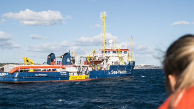 Un'immagine della nave Sea Watch 3