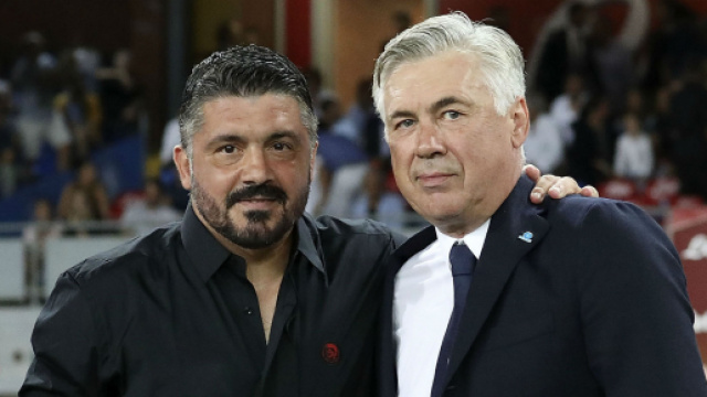 Gattuso contro Ancelotti in Coppa Italia