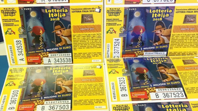 Estrazione biglietti della Lotteria Italia il 6 gennaio 2019
