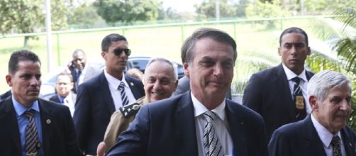 Bolsonaro elogiou S&eacute;rio Moro (Cr&eacute;dito: Antonio Cruz/Ag&ecirc;ncia Brasil)