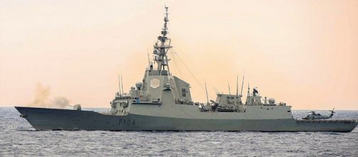 La F-104 "Mend&eacute;z N&uacute;&ntilde;ez" en operaciones