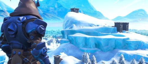 Snow is falling once again in Fortnite. [Image source: Hollow / YouTube]
