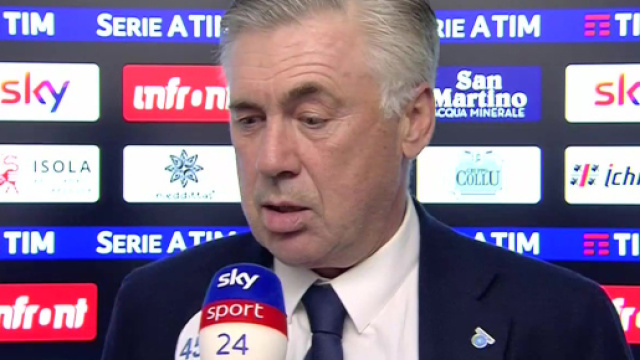 Carlo Ancelotti, allenatore del Napoli