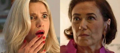 A personagem de Let&iacute;cia Spiller sofre nas m&atilde;os da vil&atilde; incorporada por Lilia Cabral. (Reprodu&ccedil;&atilde;o/TV Foco)